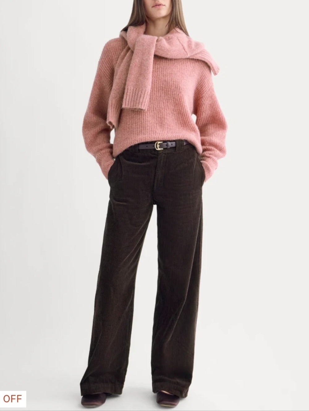 NWOT Everlane Cocoon Crew Alpaca Sweater - Dusty Rose Sz XS - Picture 3 of 13